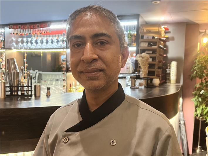 executive chef Nand Kishore